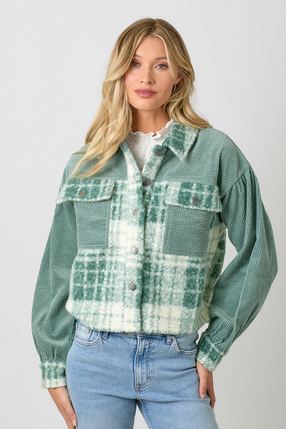 Mixed Media Shacket