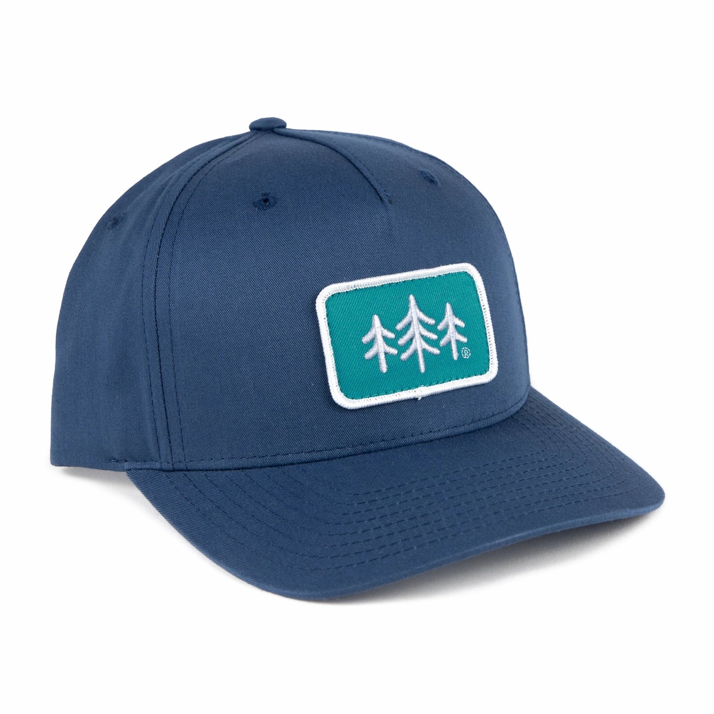 TriPine Patch Baseball Hat - Light Navy