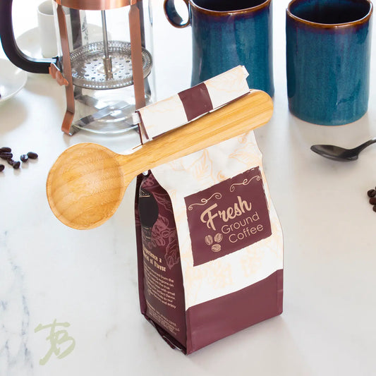 Coffee Scoop with Built-in Bag Clip
