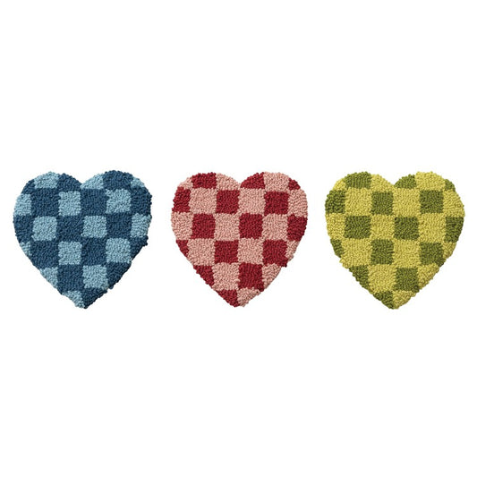 Cotton Tufted Heart Shaped Trivet