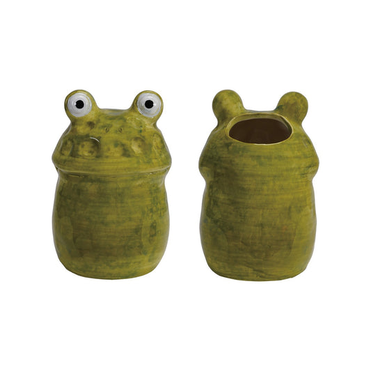 Stoneware Frog