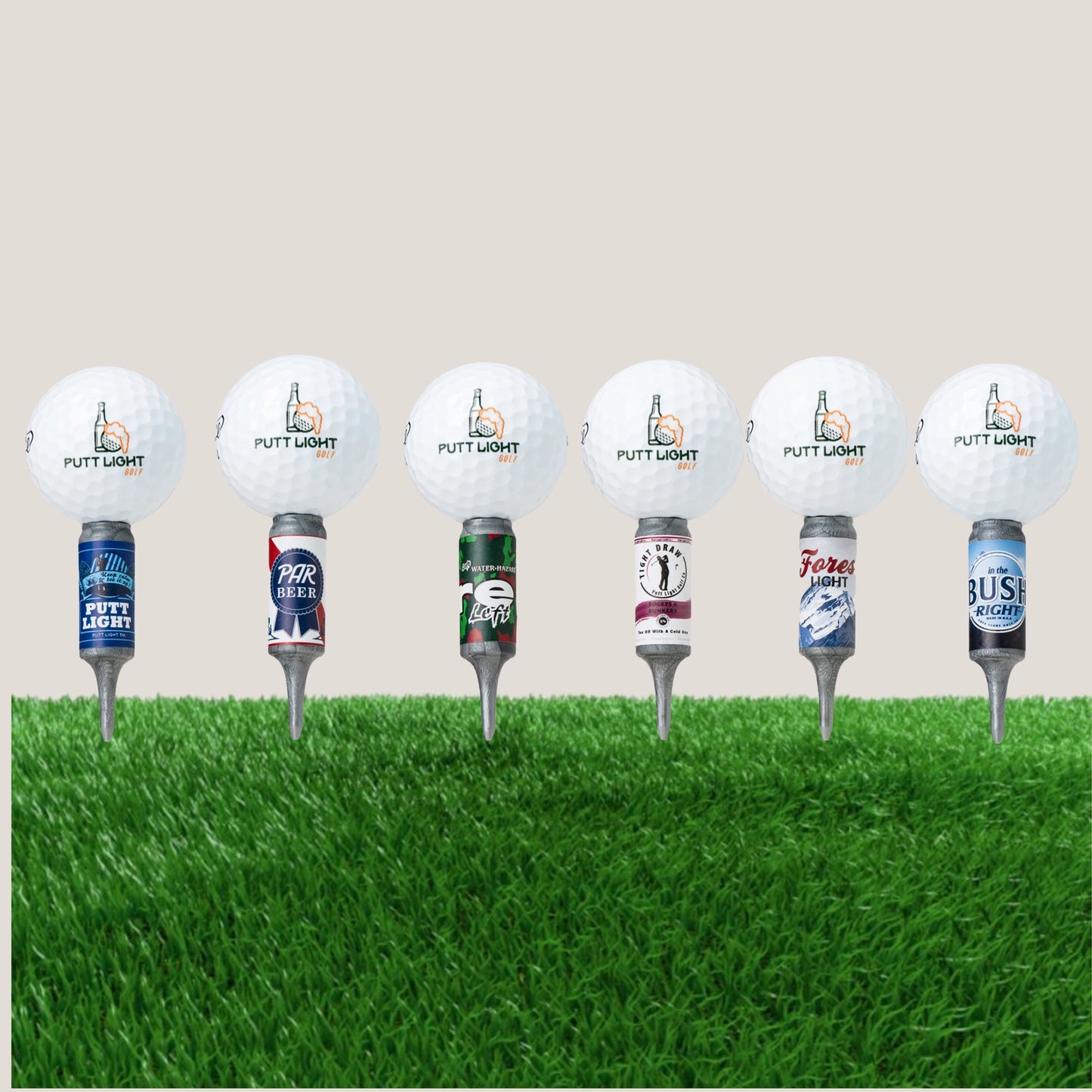 Beer Can Golf Tees