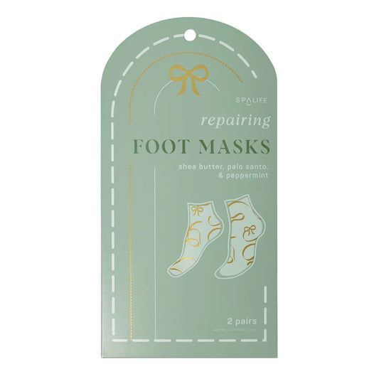 Holiday Foot Mask with Palo Santo & Peppermint 2ct