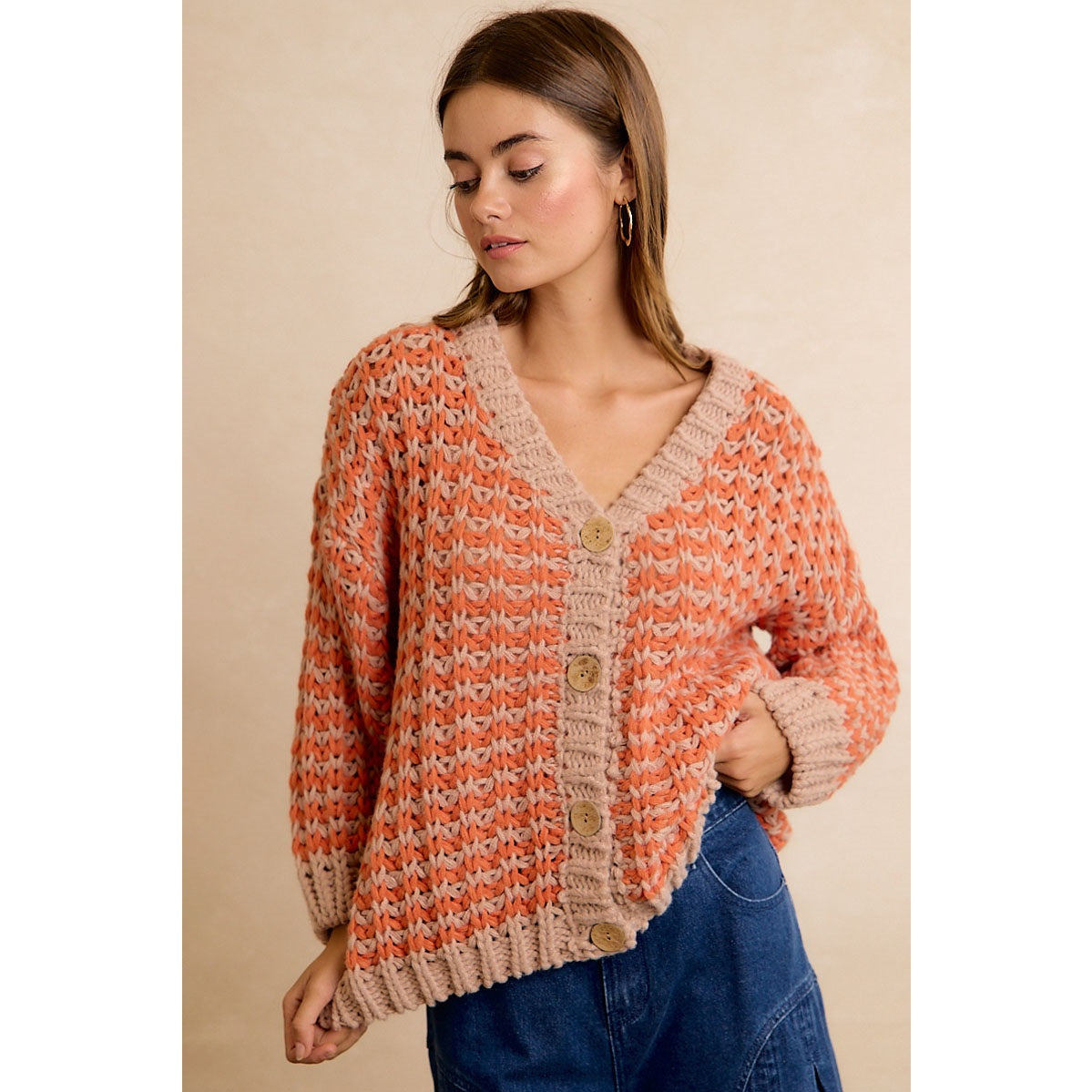 Harvest Chunky Sweater Cardigan