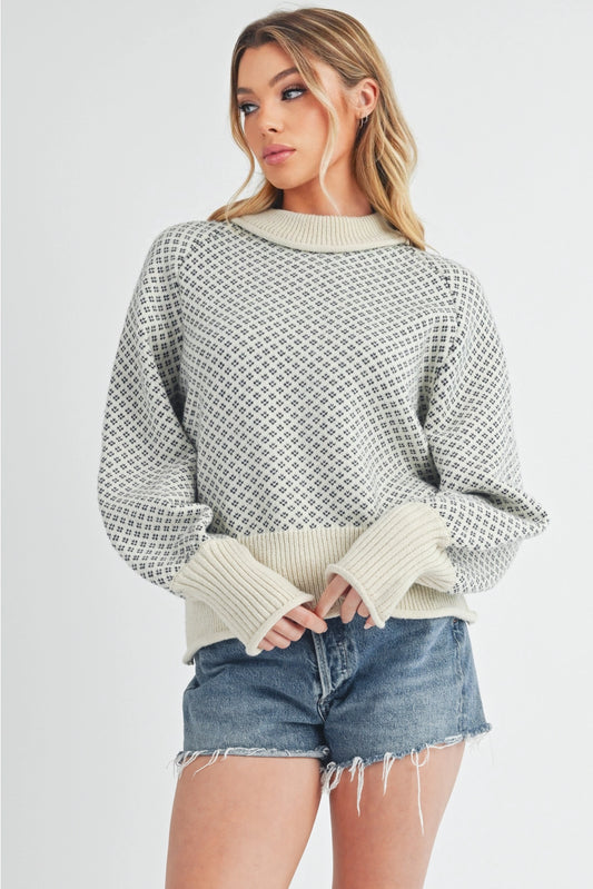 Echo Sweater - White