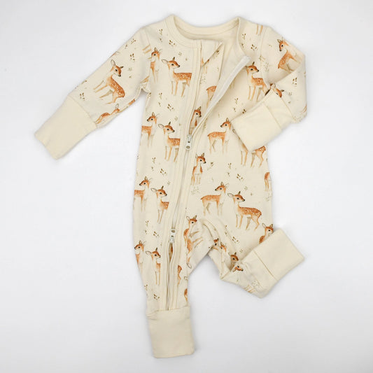 Organic Cotton Onesie - Fawn