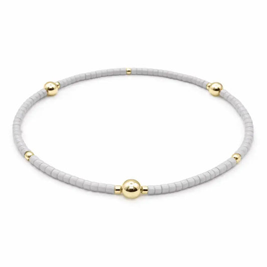 Gray & Gold Filled Bracelet