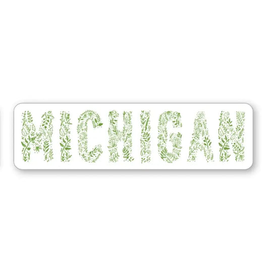 Michigan Plants Vinyl Sticker