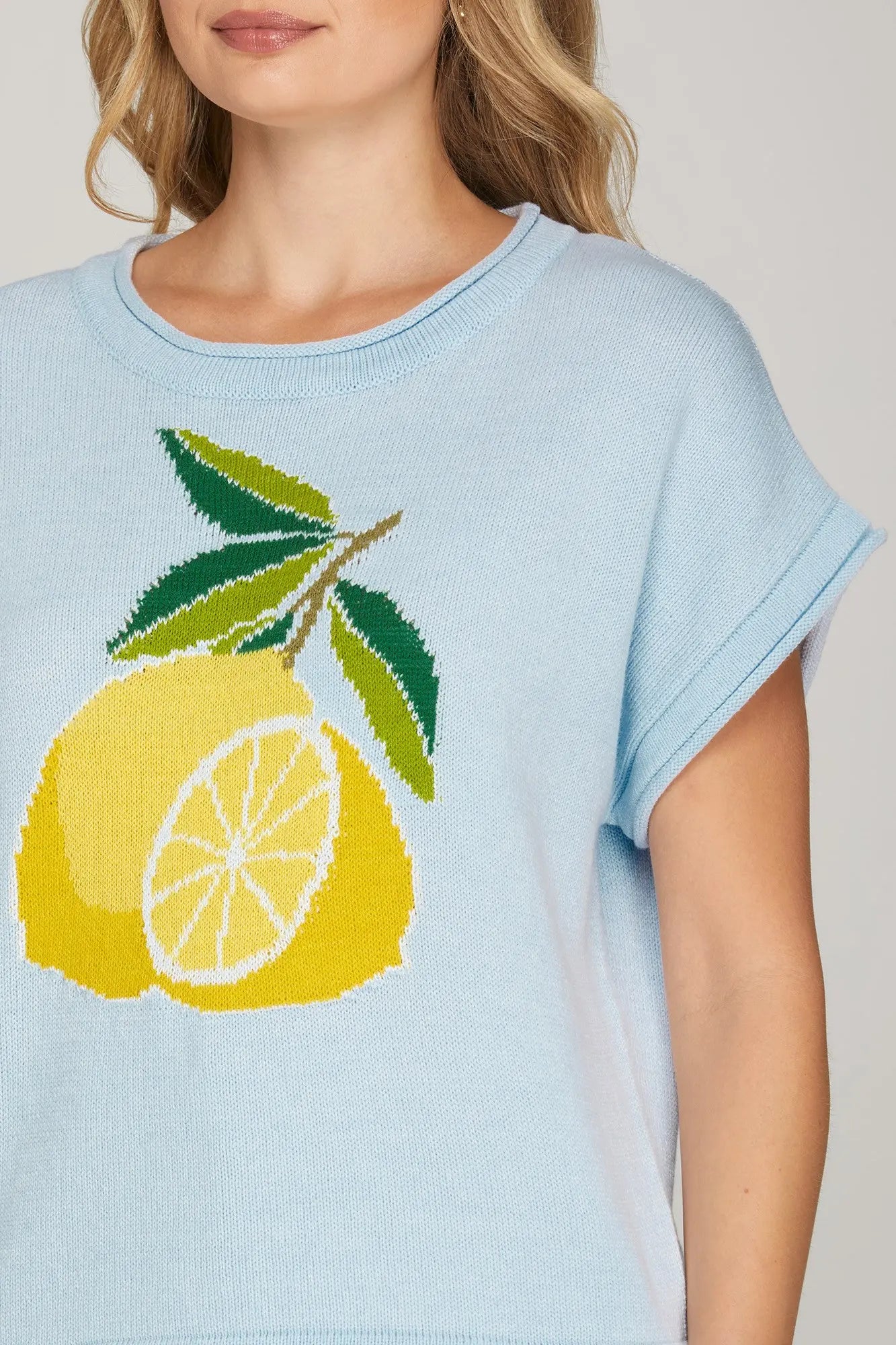 Lemon Sweater Top
