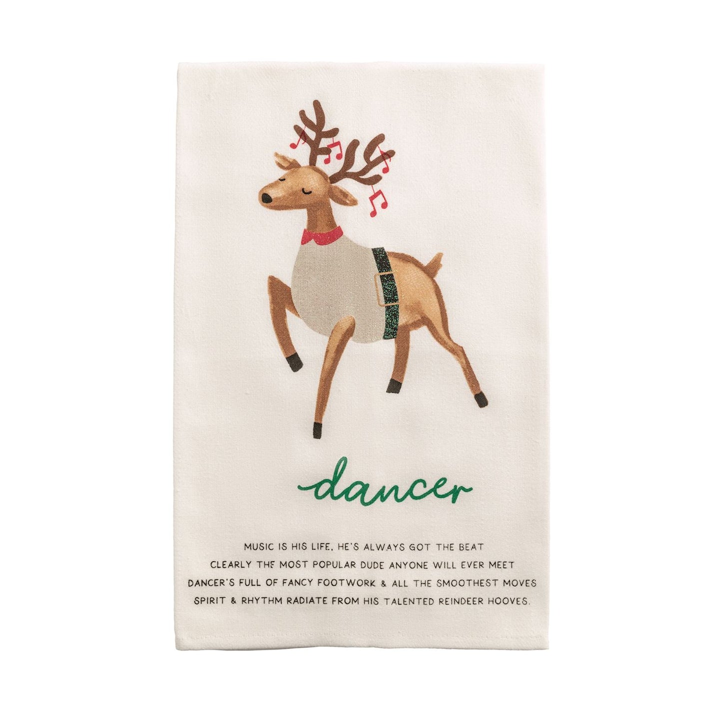 Reindeer Poem Towel