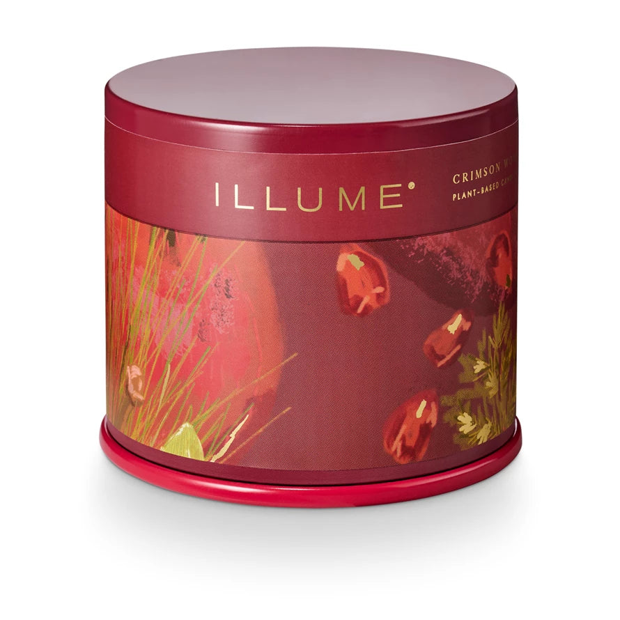 Crimson Woods Vanity Tin Candle
