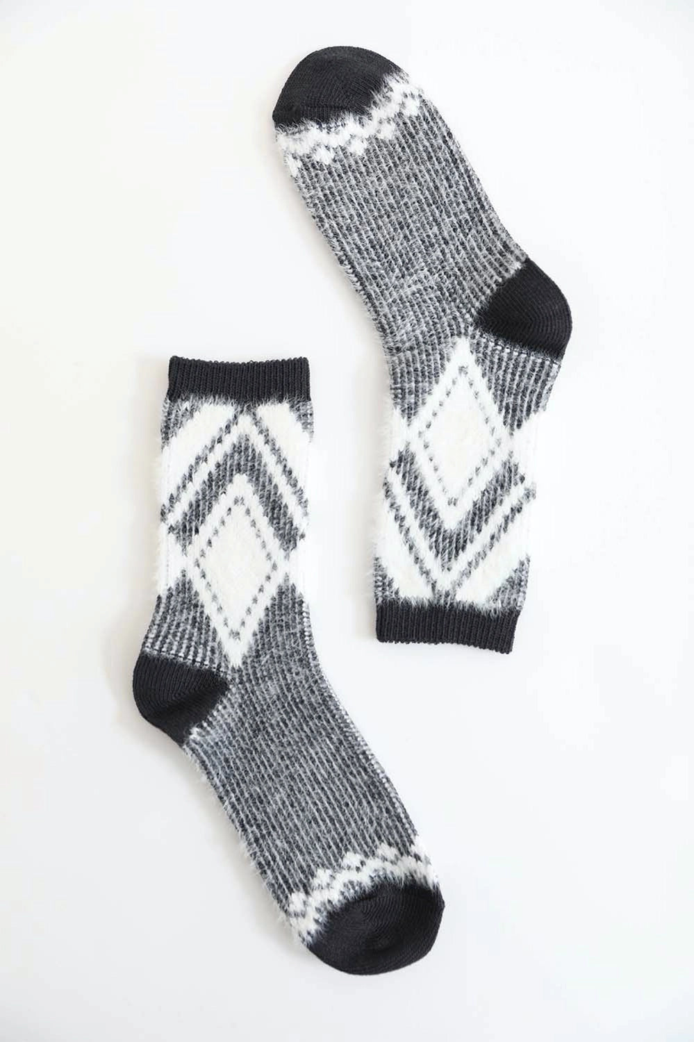 Diamond Pattern Socks