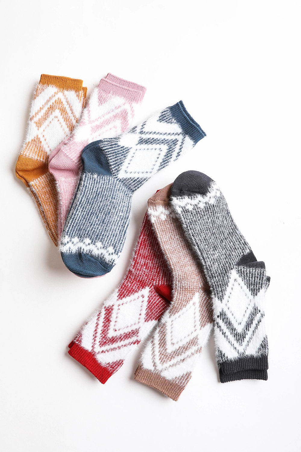 Diamond Pattern Socks – Vintage Redefined