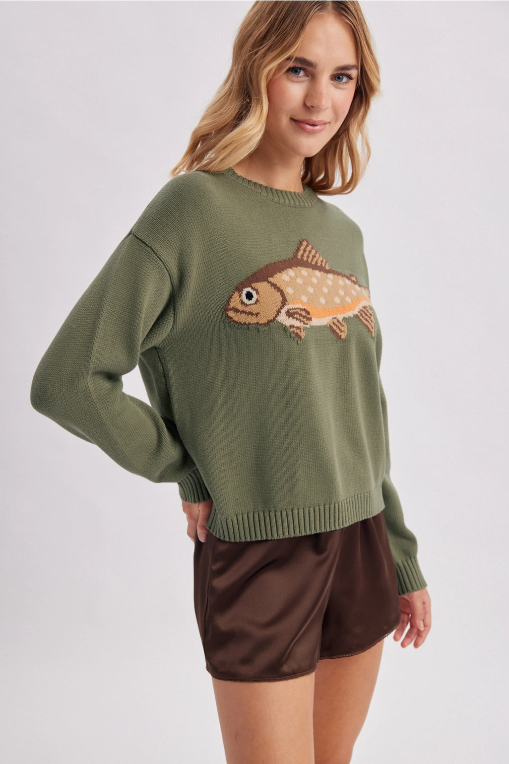 Fish Crewneck Sweater