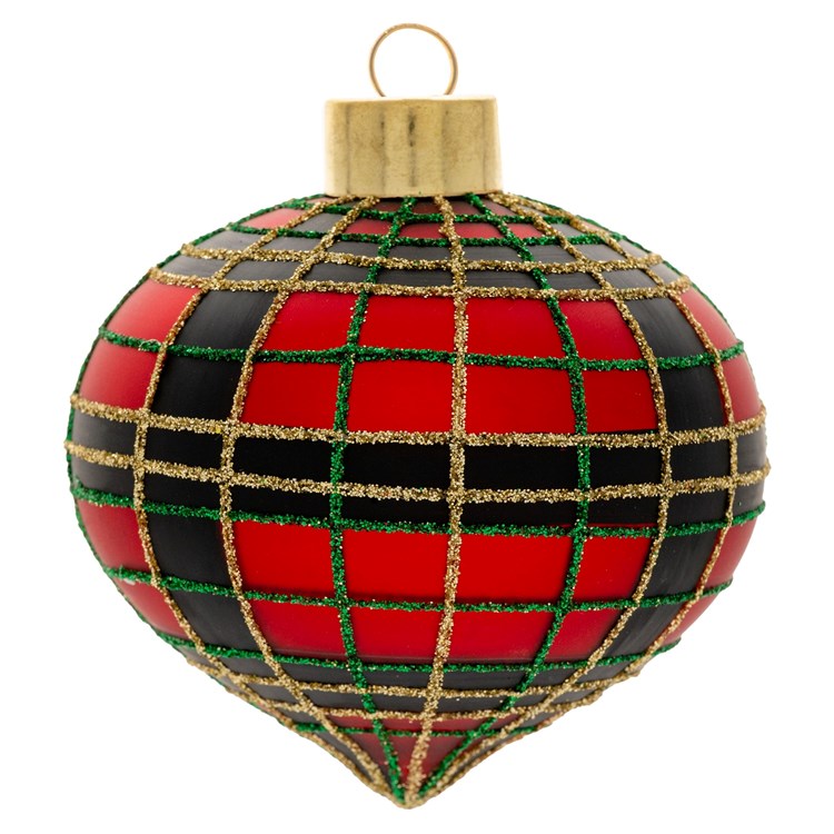Plaid Ornament
