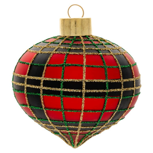 Plaid Ornament
