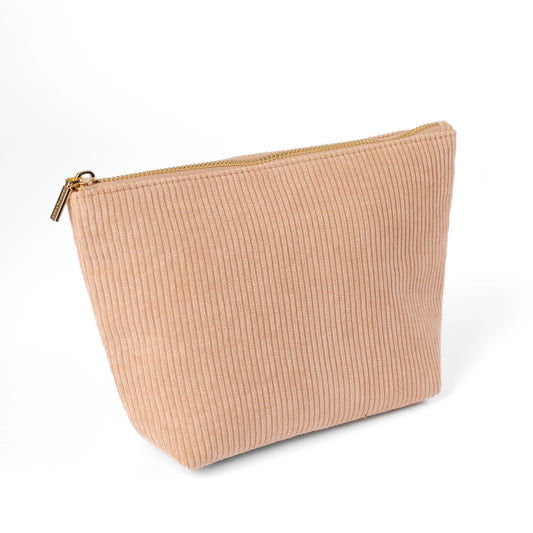 Corduroy Carry-All Pouch - Almond