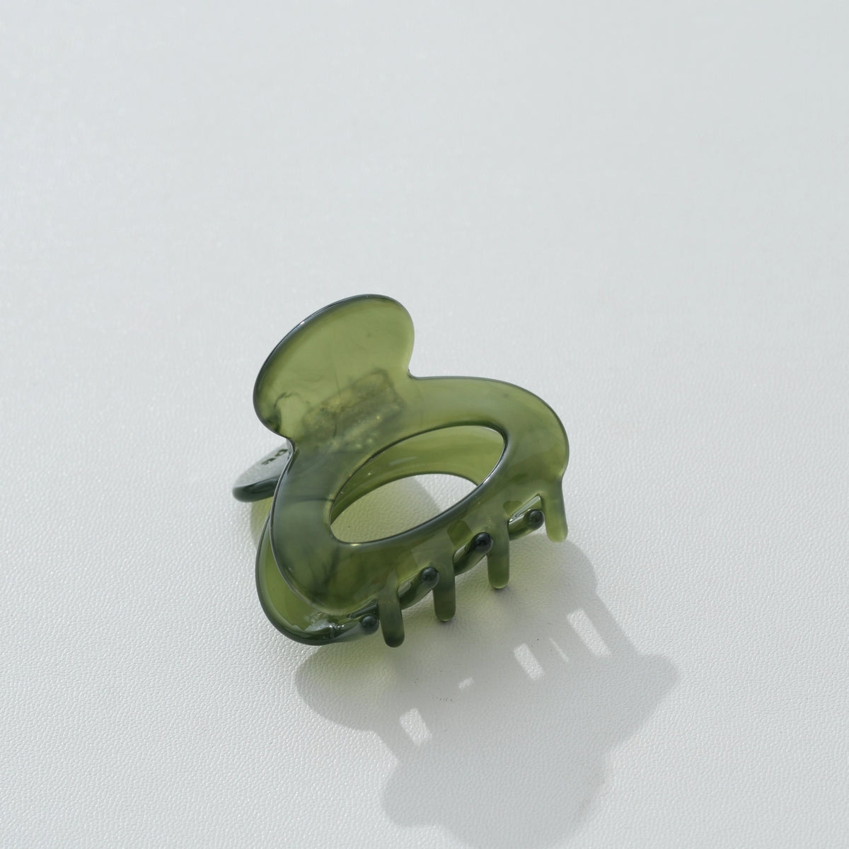 Jade Green Mini Claw Clip