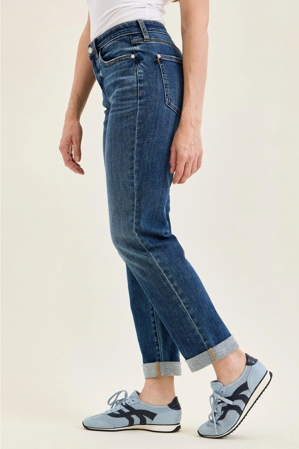 Mid Rise Boyfriend Judy Blue Jeans