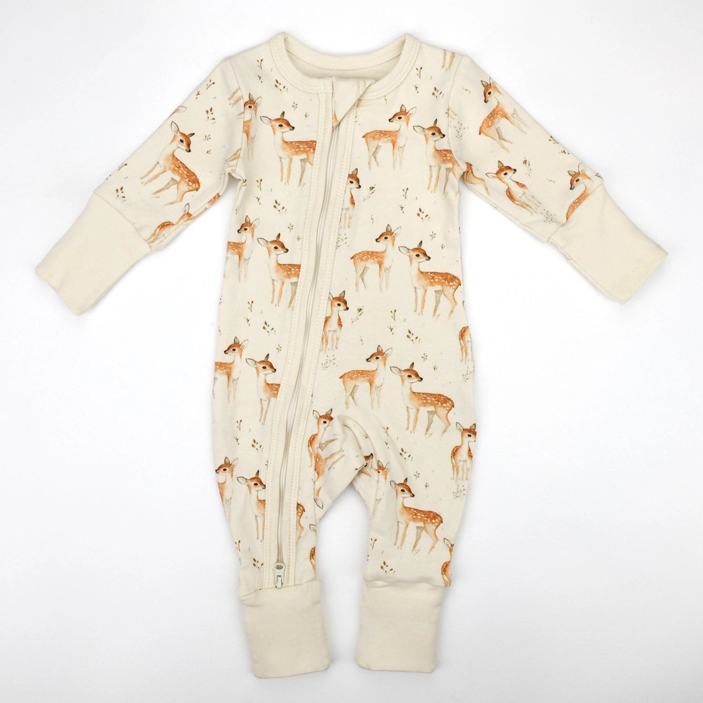 Organic Cotton Onesie - Fawn