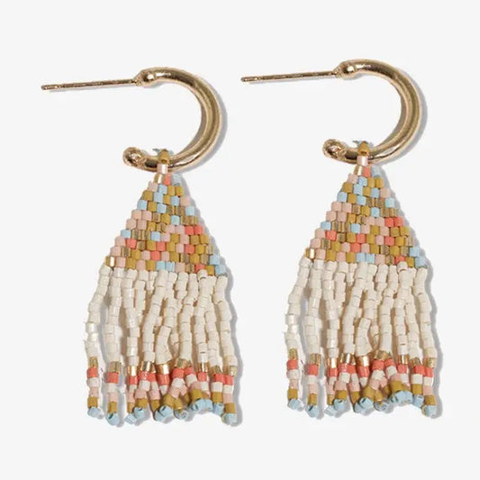Leta Mini Gold Hoop Confetti