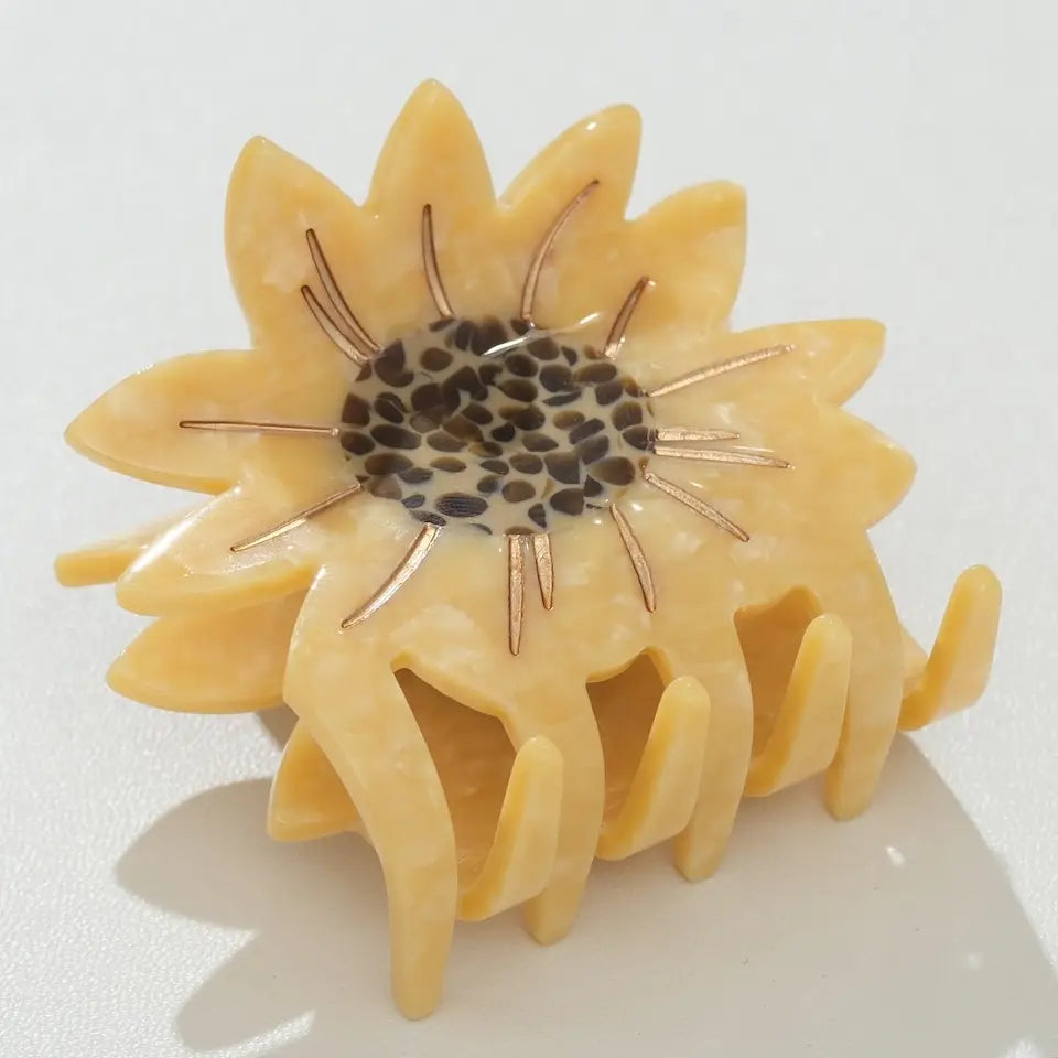 Sunflower Claw Clip