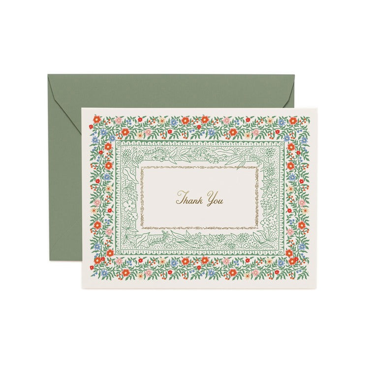 Rosette Thank You Card