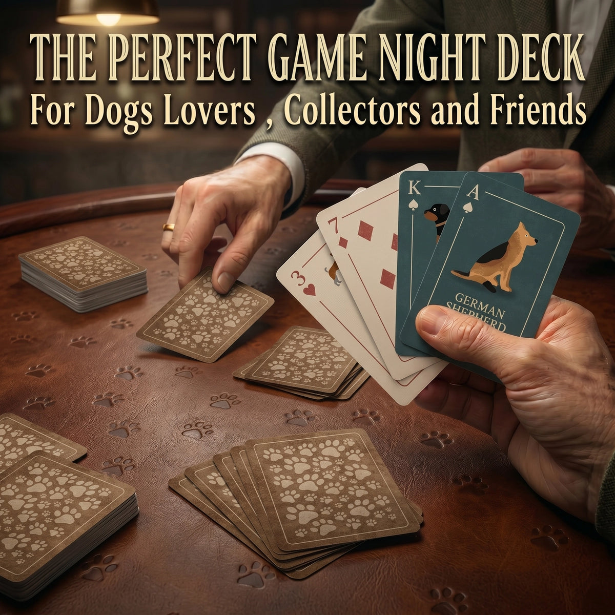 Dog Playing Cards