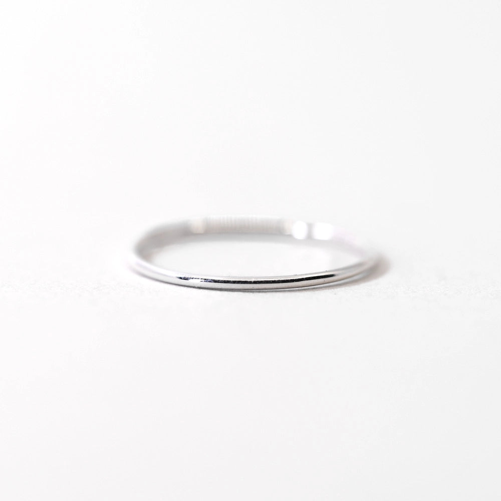 Smooth Stacking Ring - Sterling Silver
