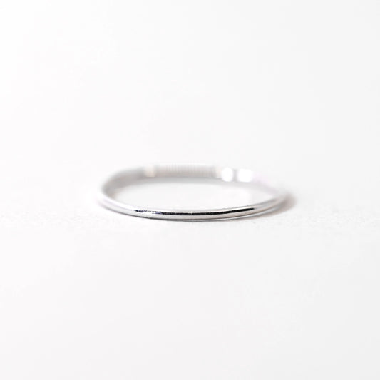 Smooth Stacking Ring - Sterling Silver
