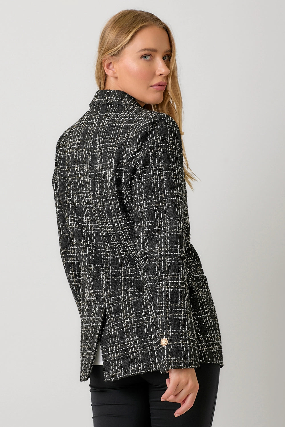 Double Breasted Tweed Jacket