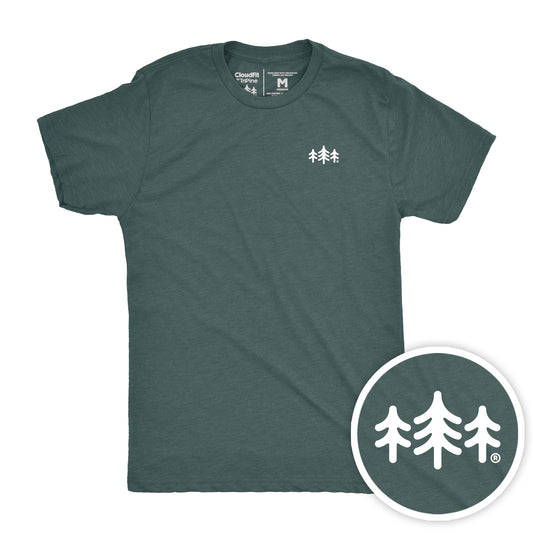 TriPine Cloudfit Tee - Heather Forest