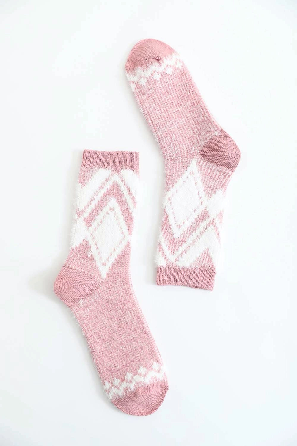 Diamond Pattern Socks