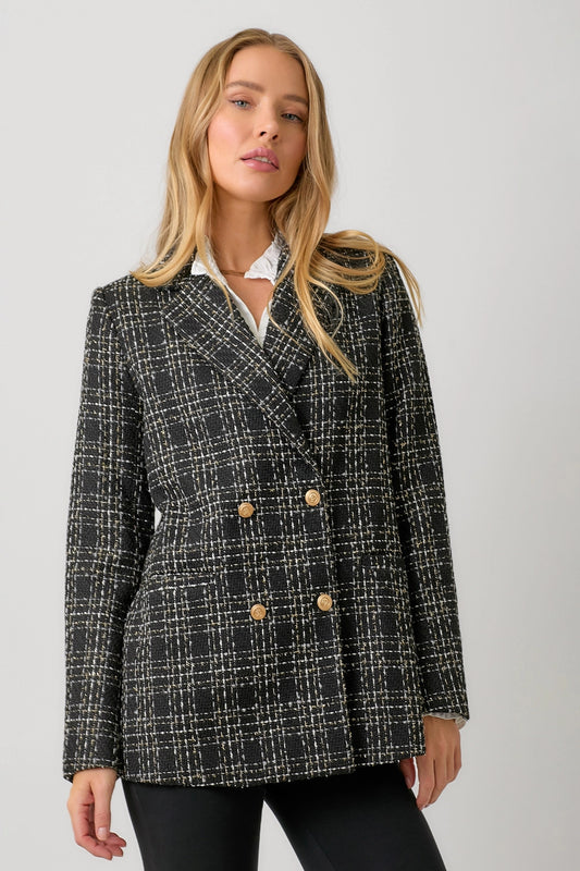 Double Breasted Tweed Jacket