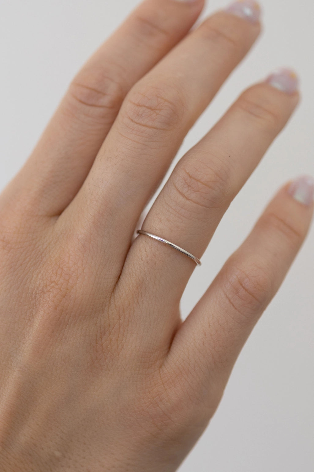 Smooth Stacking Ring - Sterling Silver