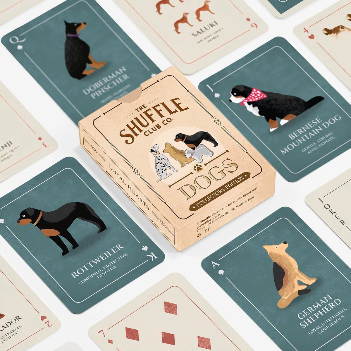 Dog Playing Cards