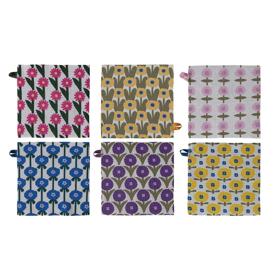 Printed Recycled Microfibre Dish Cloth