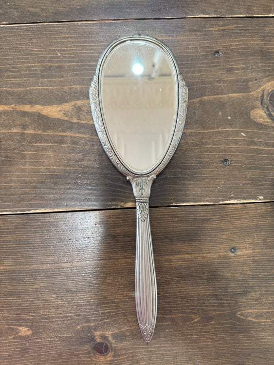 Oval Vintage Hand Mirror