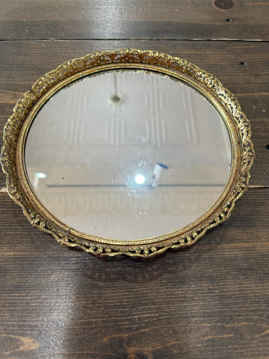 Round Vintage Vanity Mirror