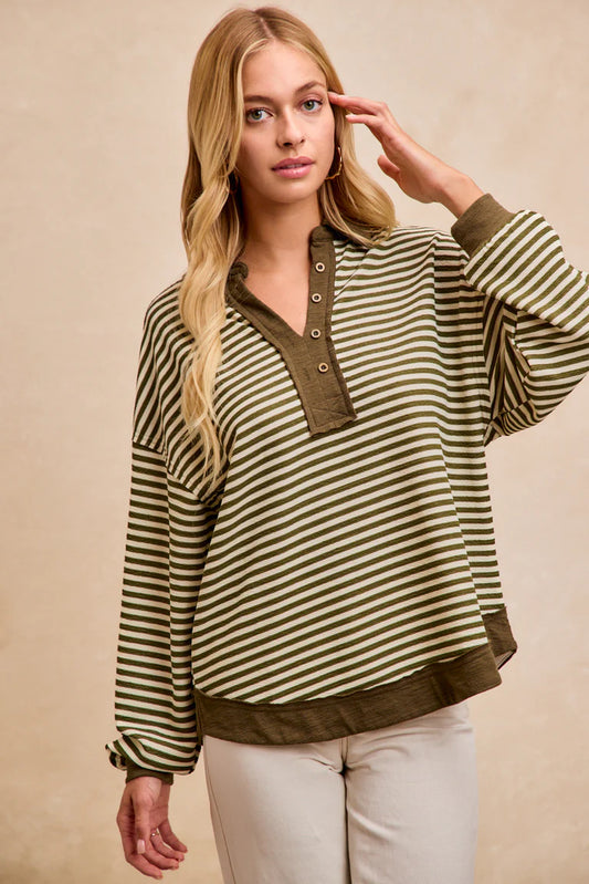Knit Collared Top