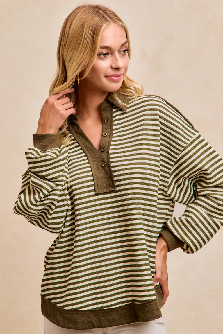 Knit Collared Top