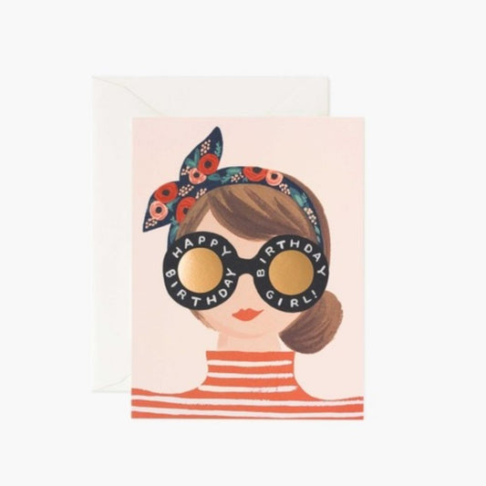Garden Birthday Girl Card