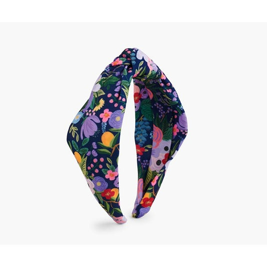 Garden Party Violet Knotted Headband