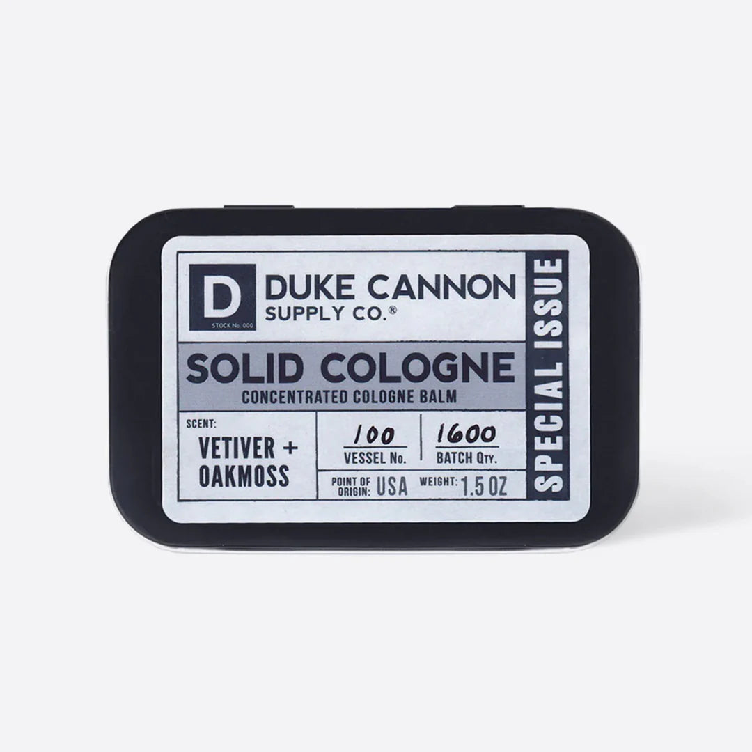 Solid Cologne - Vetiver + Oakmoss