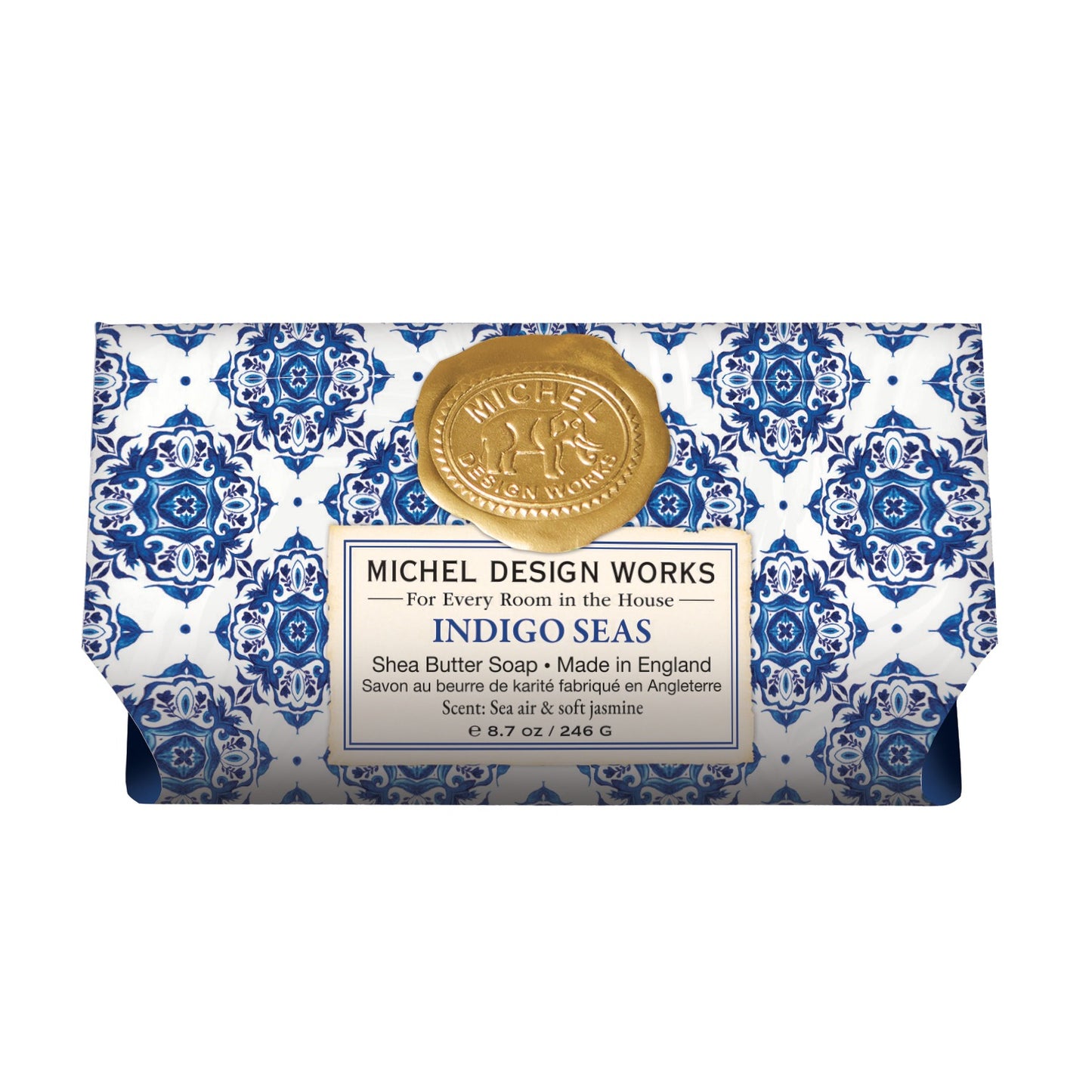 Indigo Seas Large Bath Soap Bar
