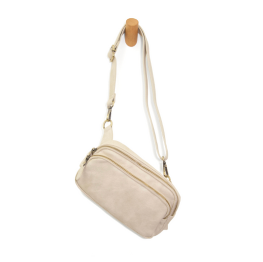 Kylie Double Zip Sling - Linen