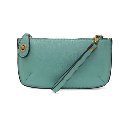 Mini Crossbody Wristlet Clutch - Fresh Aqua