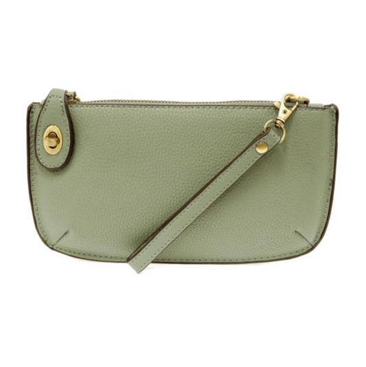 Mini Crossbody Wristlet Clutch - Sage