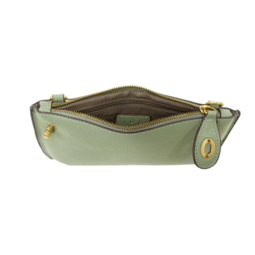Mini Crossbody Wristlet Clutch - Sage