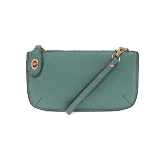 Mini Crossbody Wristlet Clutch - Ultramarine Green